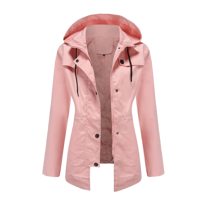 Waterproof leisure jacket for women with adjustable hood Lune London