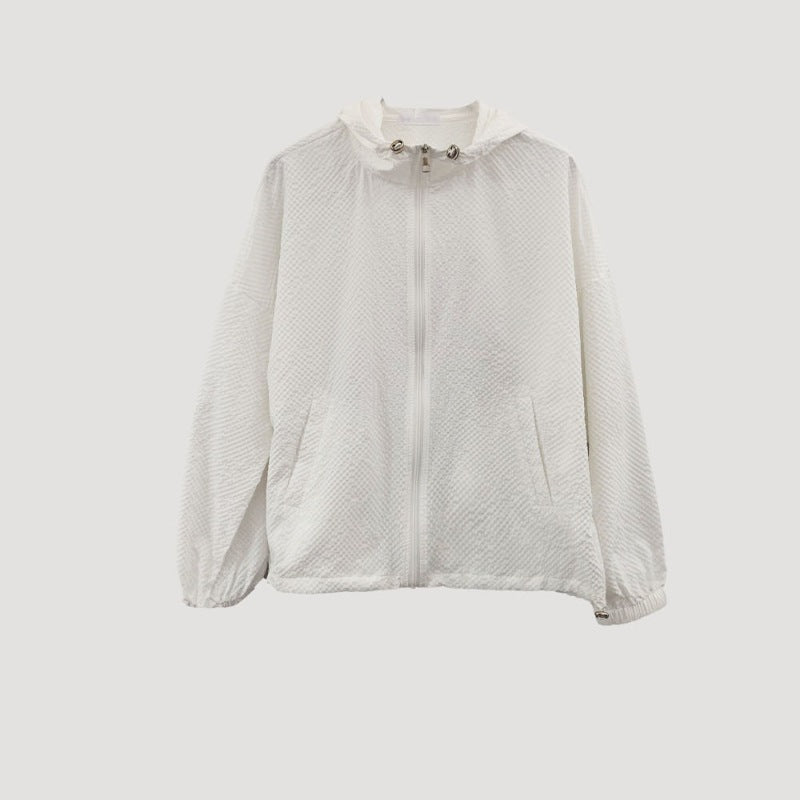 Veste légère d'extérieur pour femmes avec cordon de serrage réglable Chic & Stil