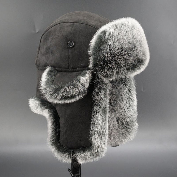 Women's warm faux fur hat with ear protection Lune London