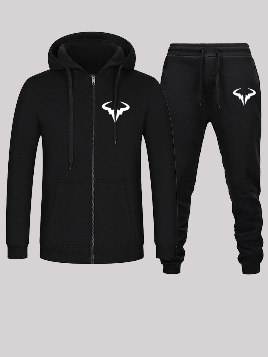 Men's Sporty Hooded Sweatshirt with Matching Jogging Set Lune London