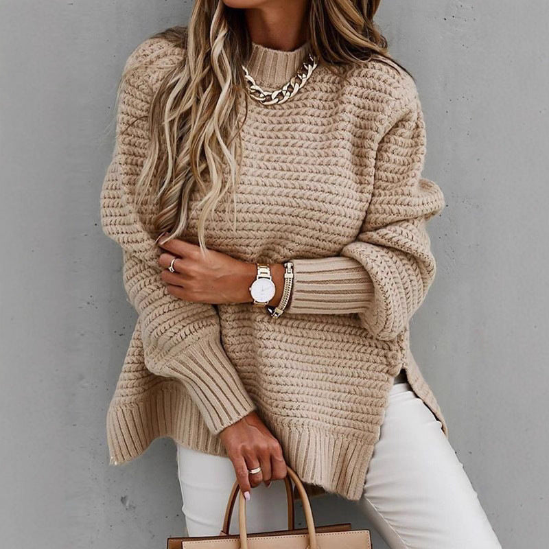 Pull en tricot pour femmes avec un design structuré à la mode Lune London