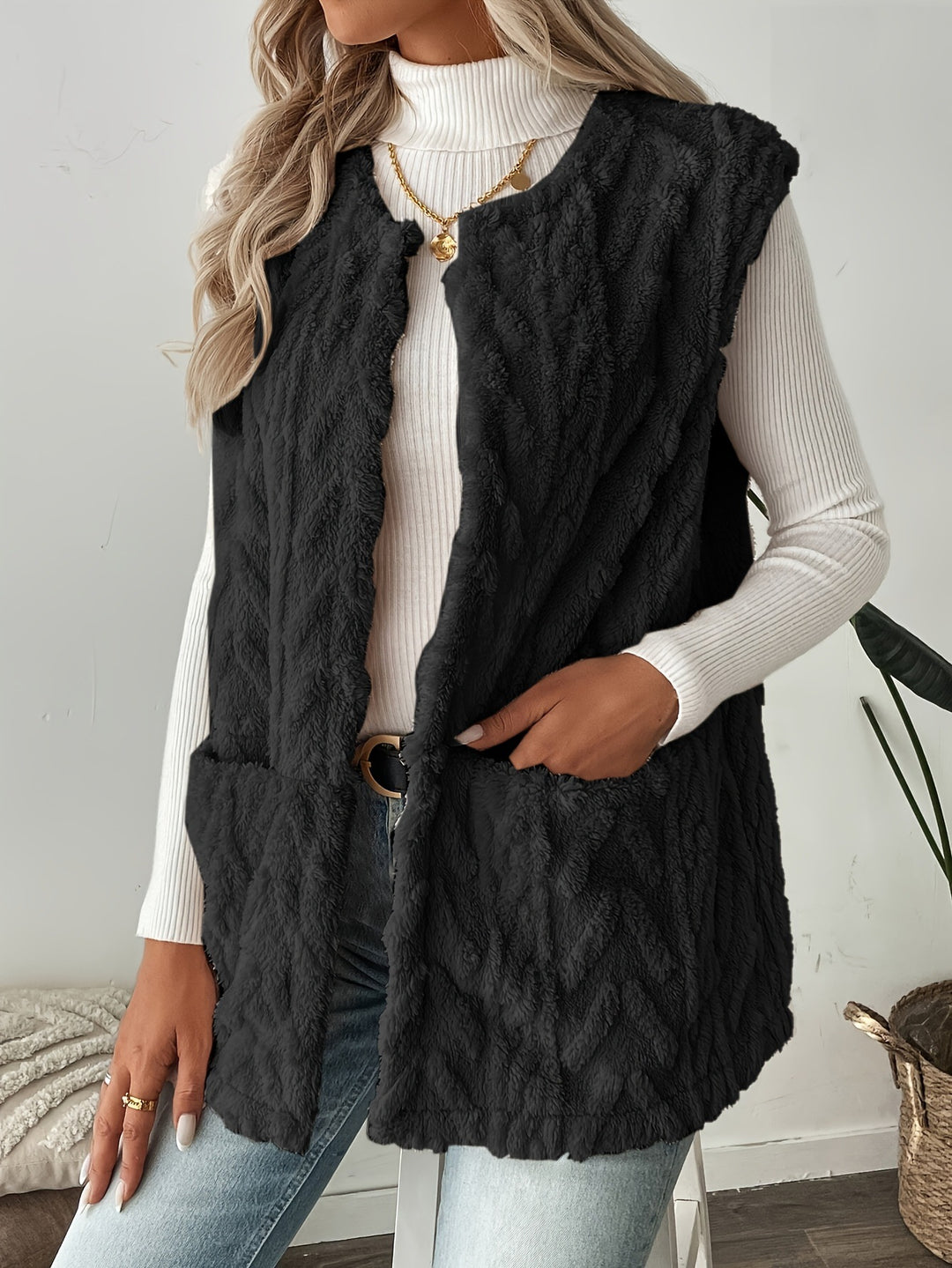 Ladies cozy vest Lune London