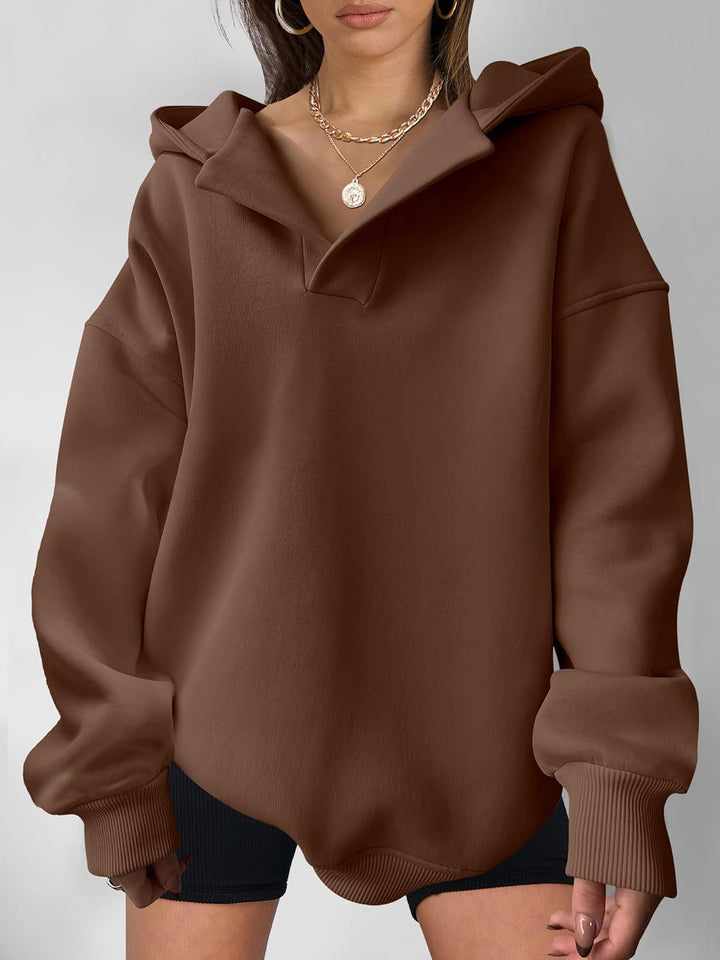 Ladies Oversized Hoodie with Unique Lune London