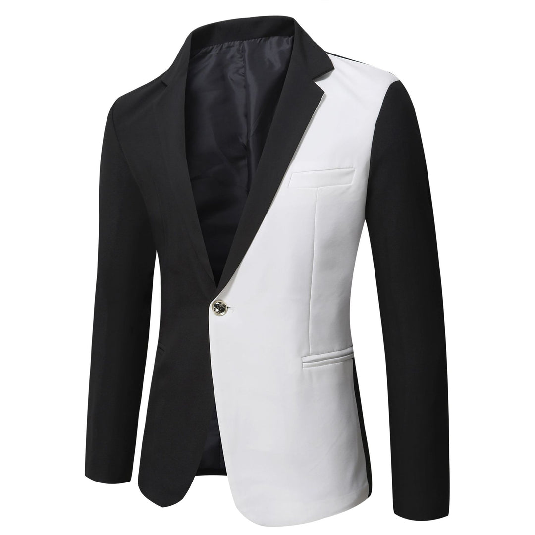 Chic and stylish contrast jacket for men