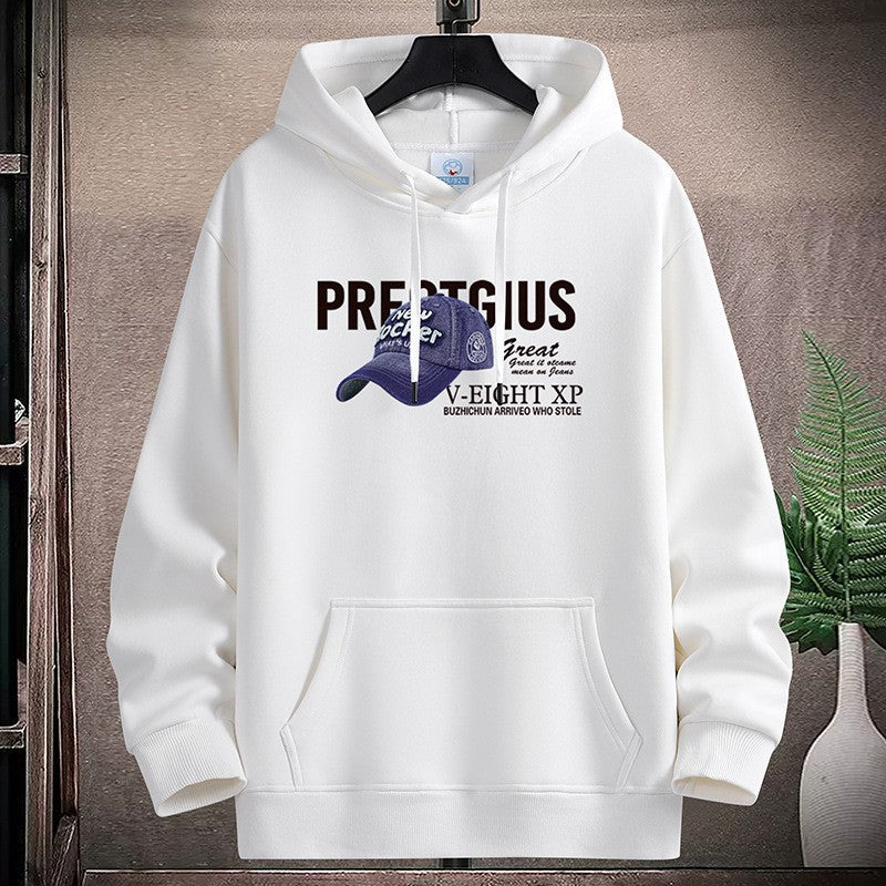 Women's Hooded Sweatshirt with Creative Graphic Design and Practical Kangaroo Pockets Chic & Stil