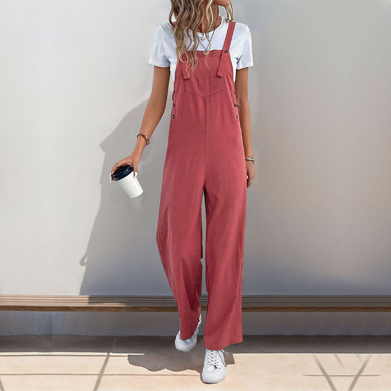 Women's Casual Wide Pants Jumpsuit Lune London
