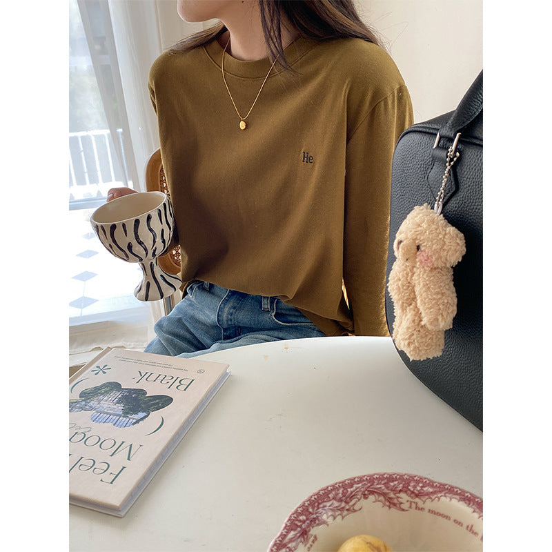 Women's casual long sleeve shirt with minimalist details Chic & Stil