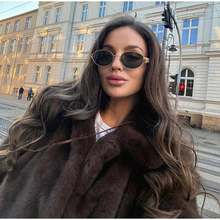 Ladies Comfortable Fur Jacket with Soft Collar and Relaxed Fit Lune London