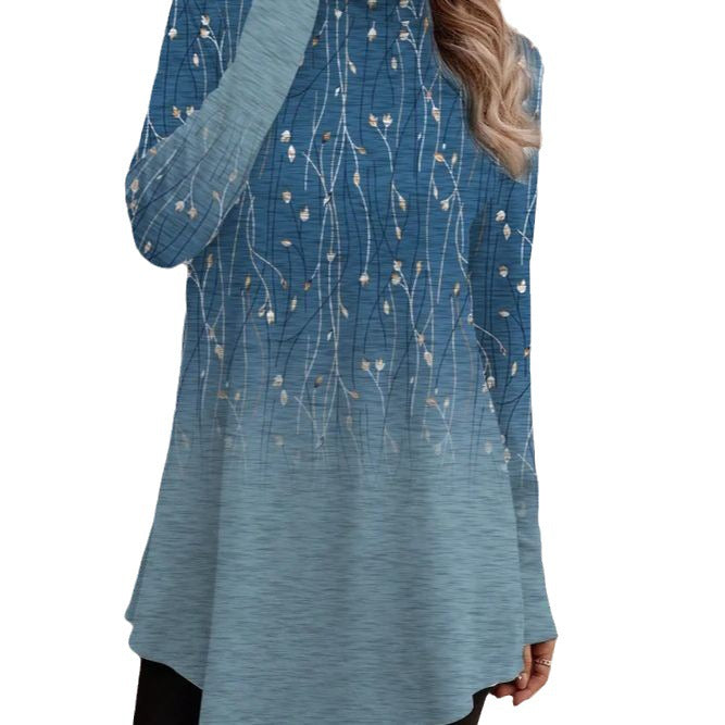 Ladies elegant and modern long T-shirt Lune London
