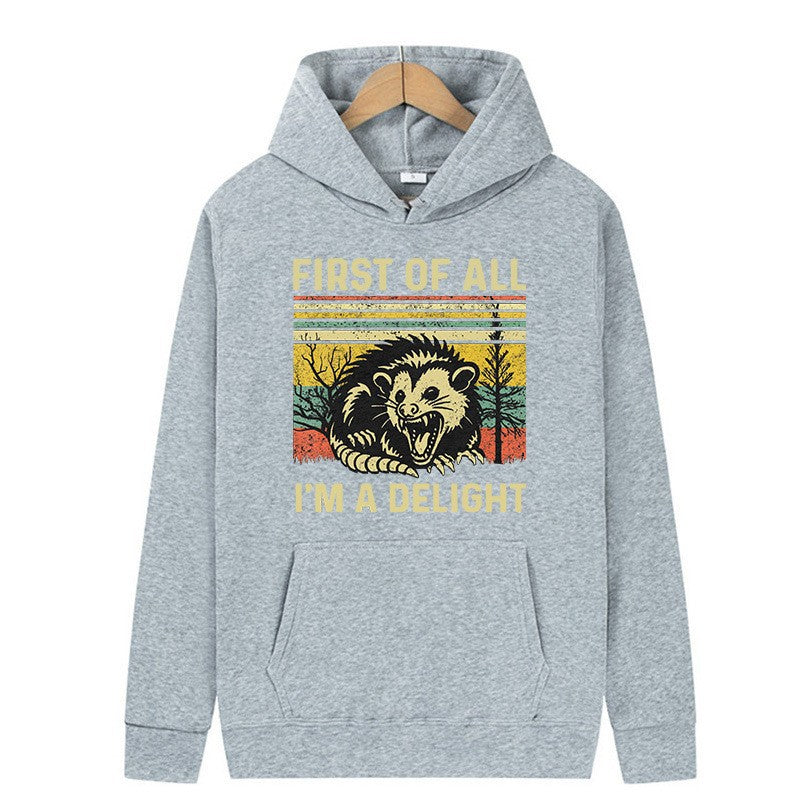 Women's hoodie with creative animal graphic and comfortable fit Chic & Stil