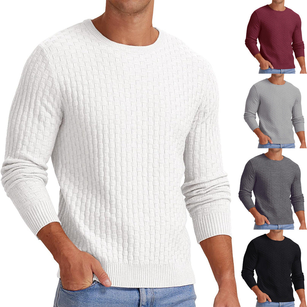 Structured sweatshirt for men with round neck and long sleeves Lune London