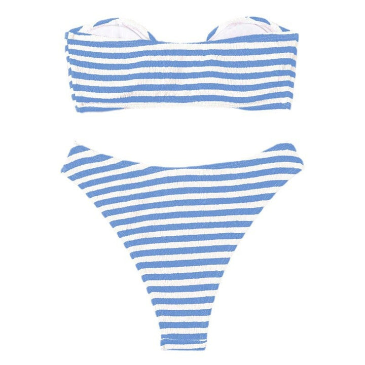 Women's bikini set with straps and bandeau Chic und Stil