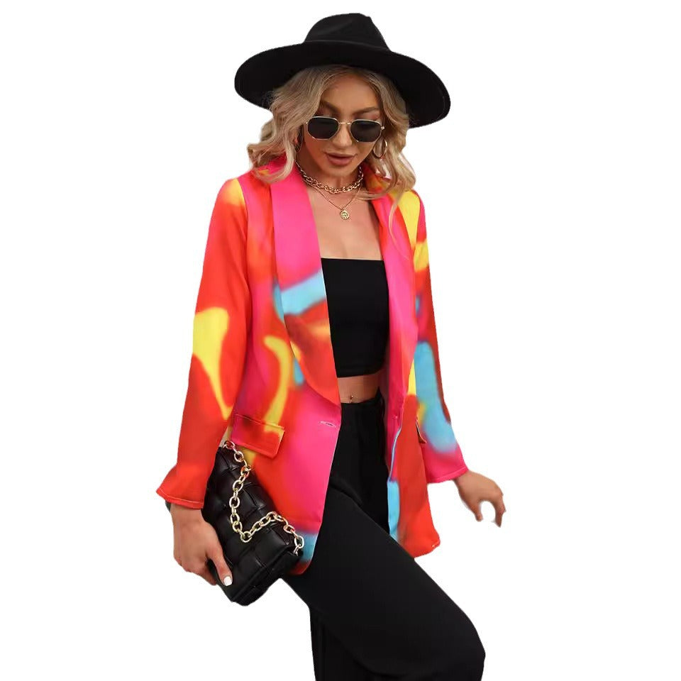 Elegant and colorful women's jacket Lune London