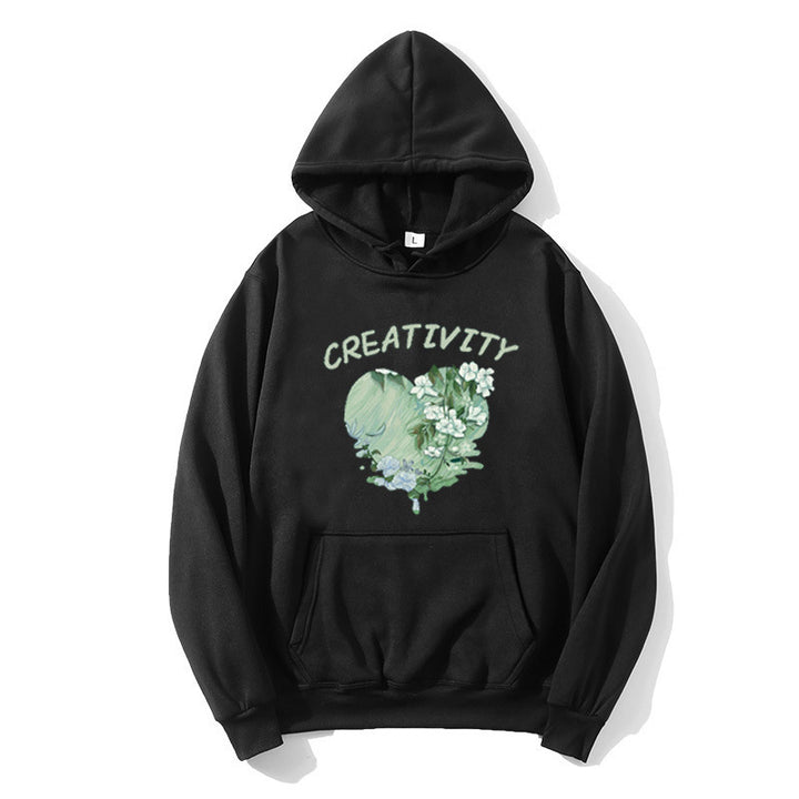 Women's hoodie with creative heart motif Chic & Stil