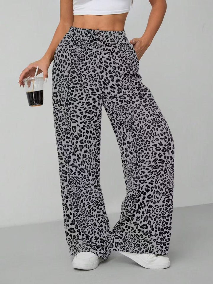 Ladies Safari Pants Lightweight High Waist Lune London