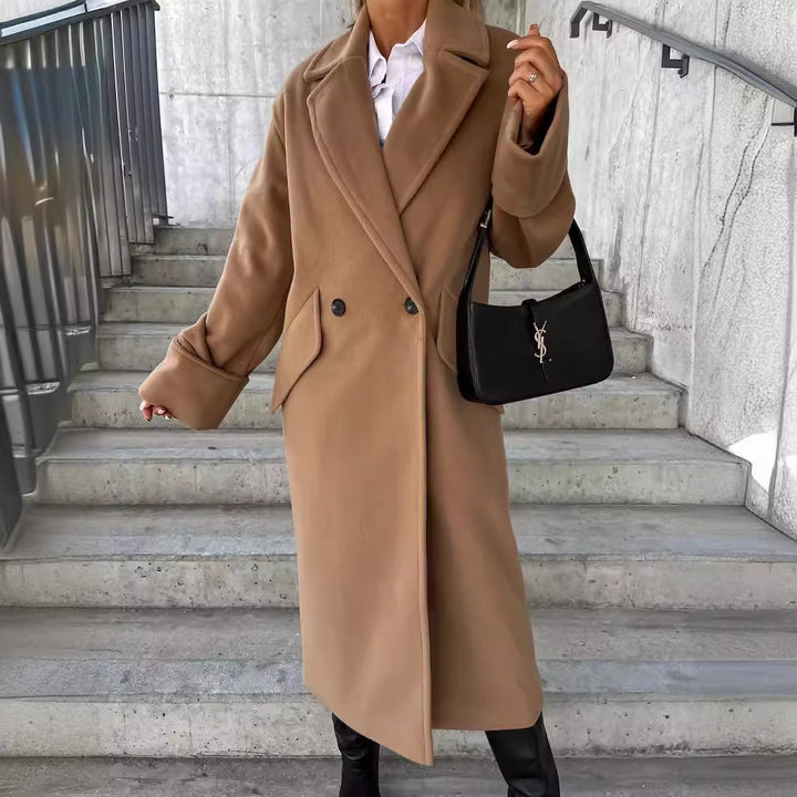 Women Oversized Wool Coat Elegant Lune London