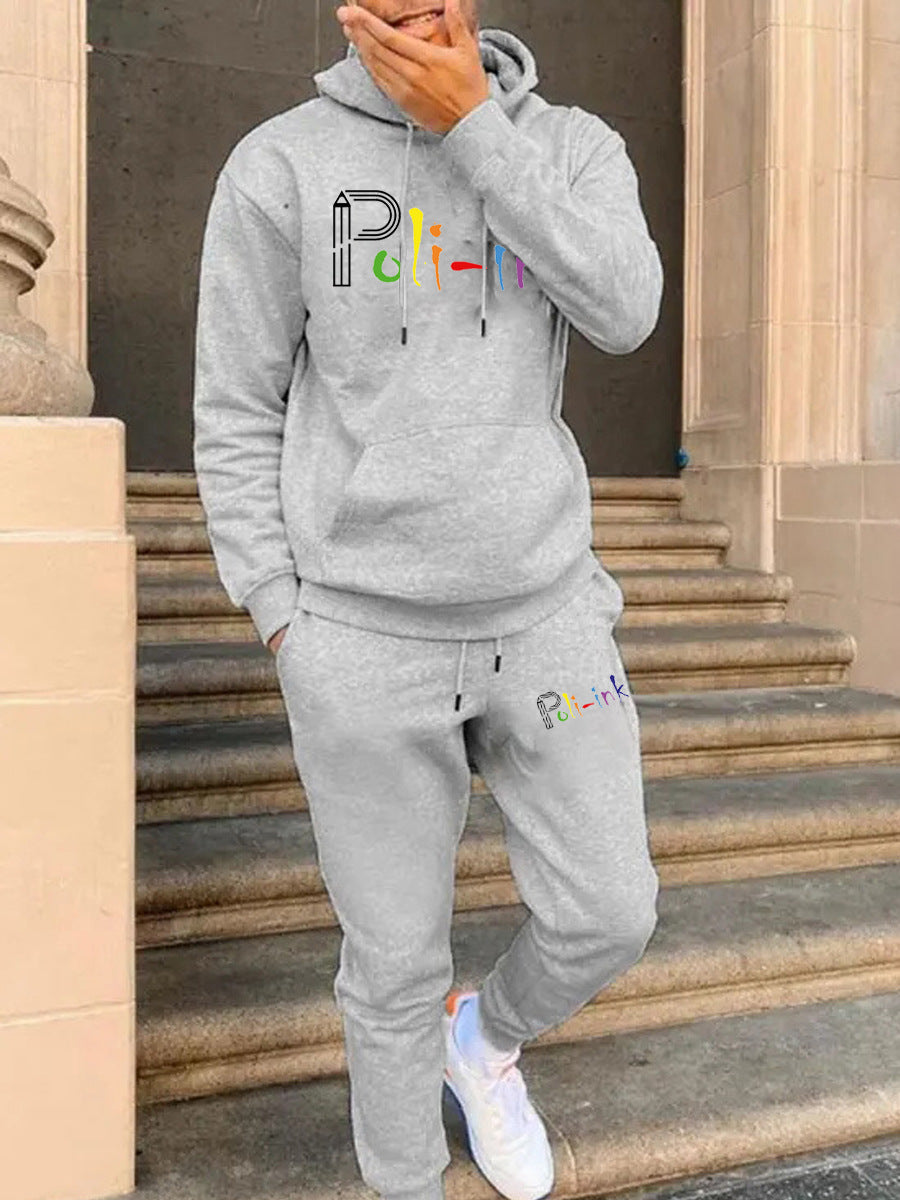 Women’s hoodie and jogger set with a colorful graphic design Lune London