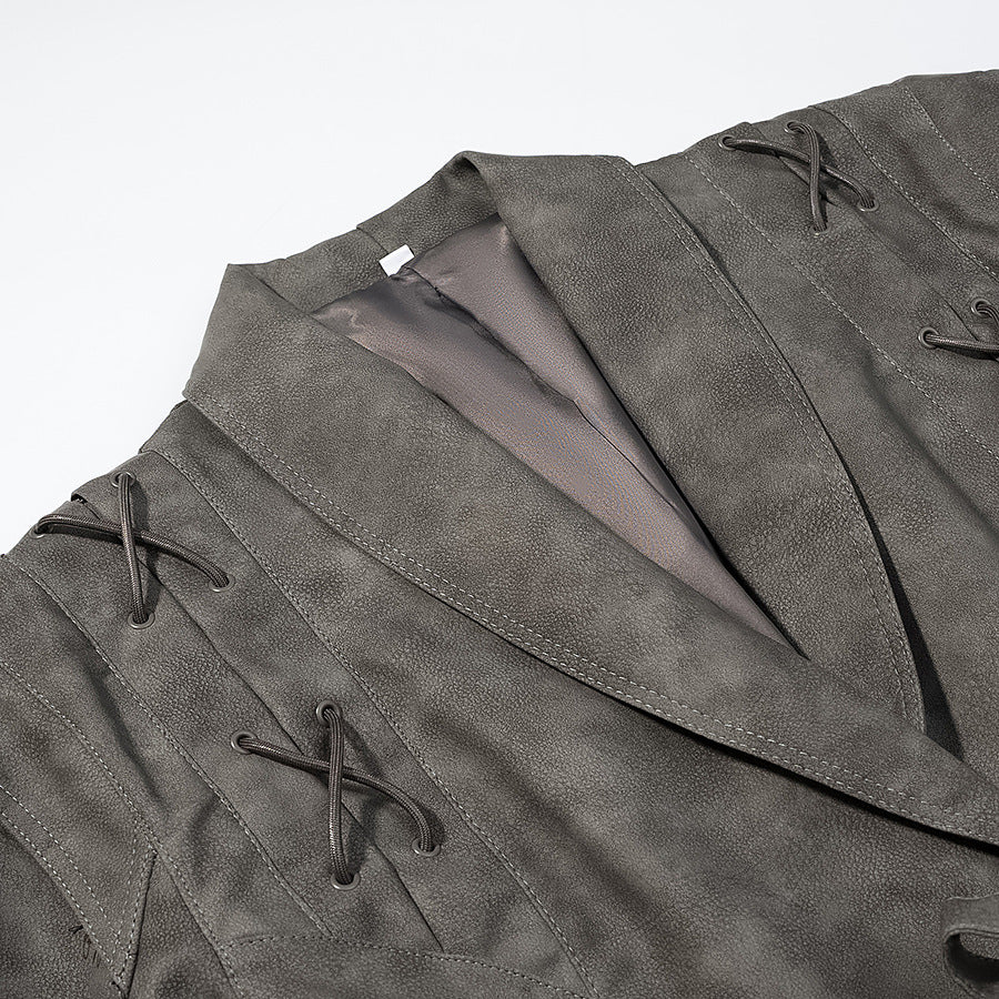 Veste courte élégante pour femmes avec détails de laçage décoratif Chic & Stil