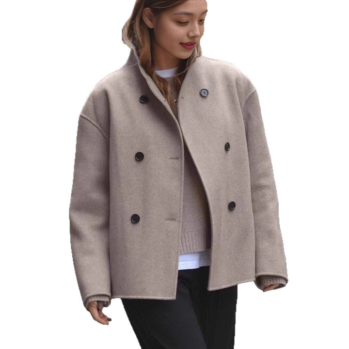 Ladies elegant and warm double-breasted wool jacket Lune London