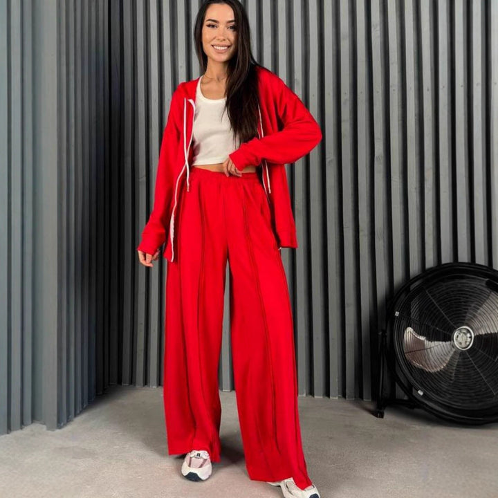 Women Comfortable and Stylish Jogging Set with Oversized Hoodie Lune London