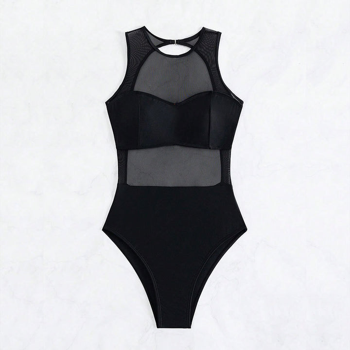 Lune London high-neck sports swimsuit for women