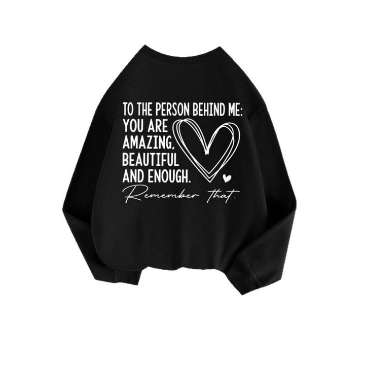 Sweat-shirt femme avec un design inspirant et une coupe décontractée Chic & Stil