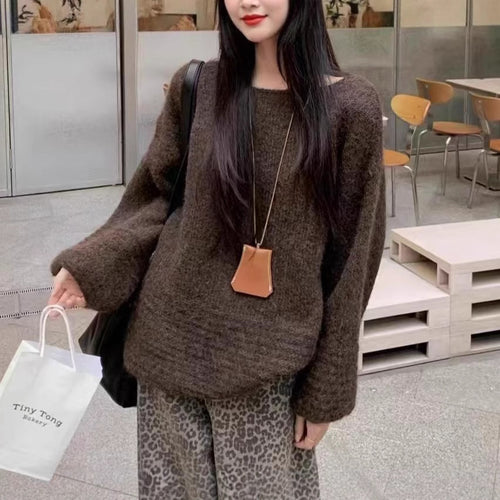 Oversized knitted sweater for women Lune London
