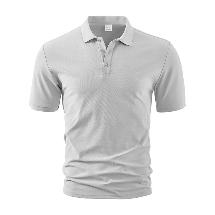 Men's polo in functional breathable material with a modern cut Lune London