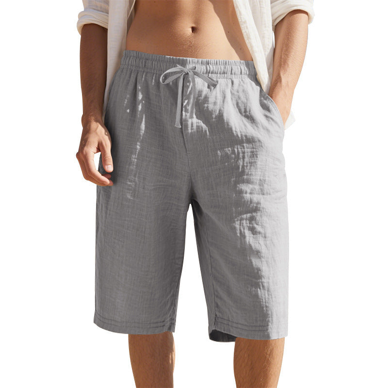Men's Leisure Pants with Elastic Waistband and Side Pockets Lune London