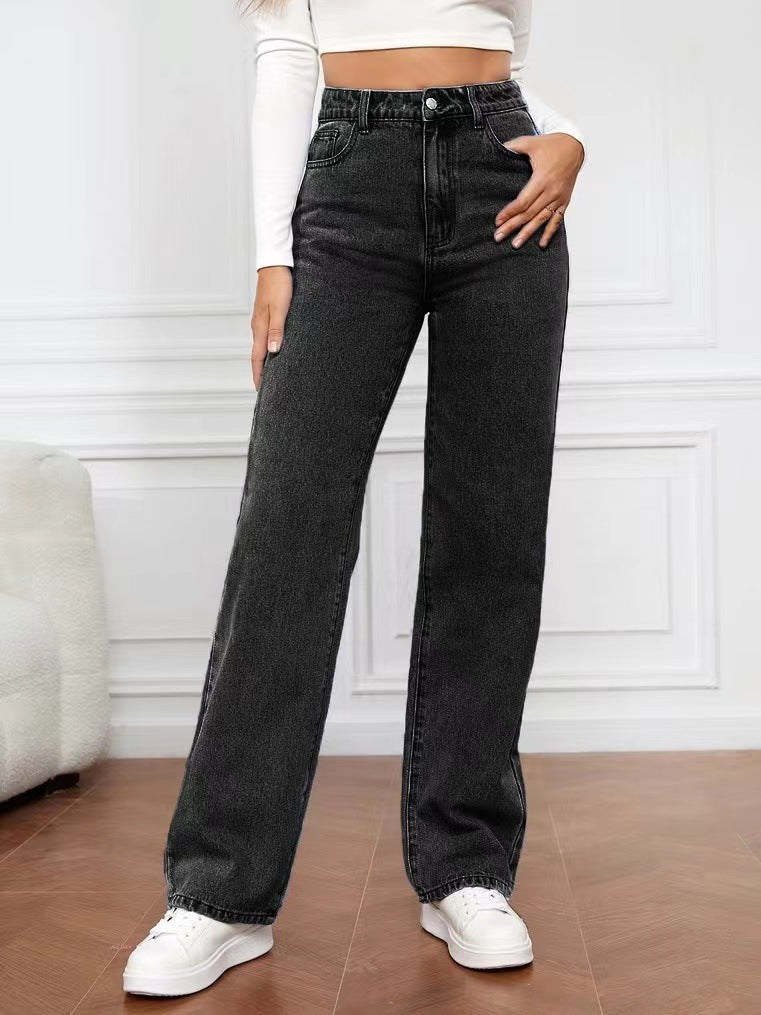 Lune London | Women Wide Cut Jeans in Vintage Style