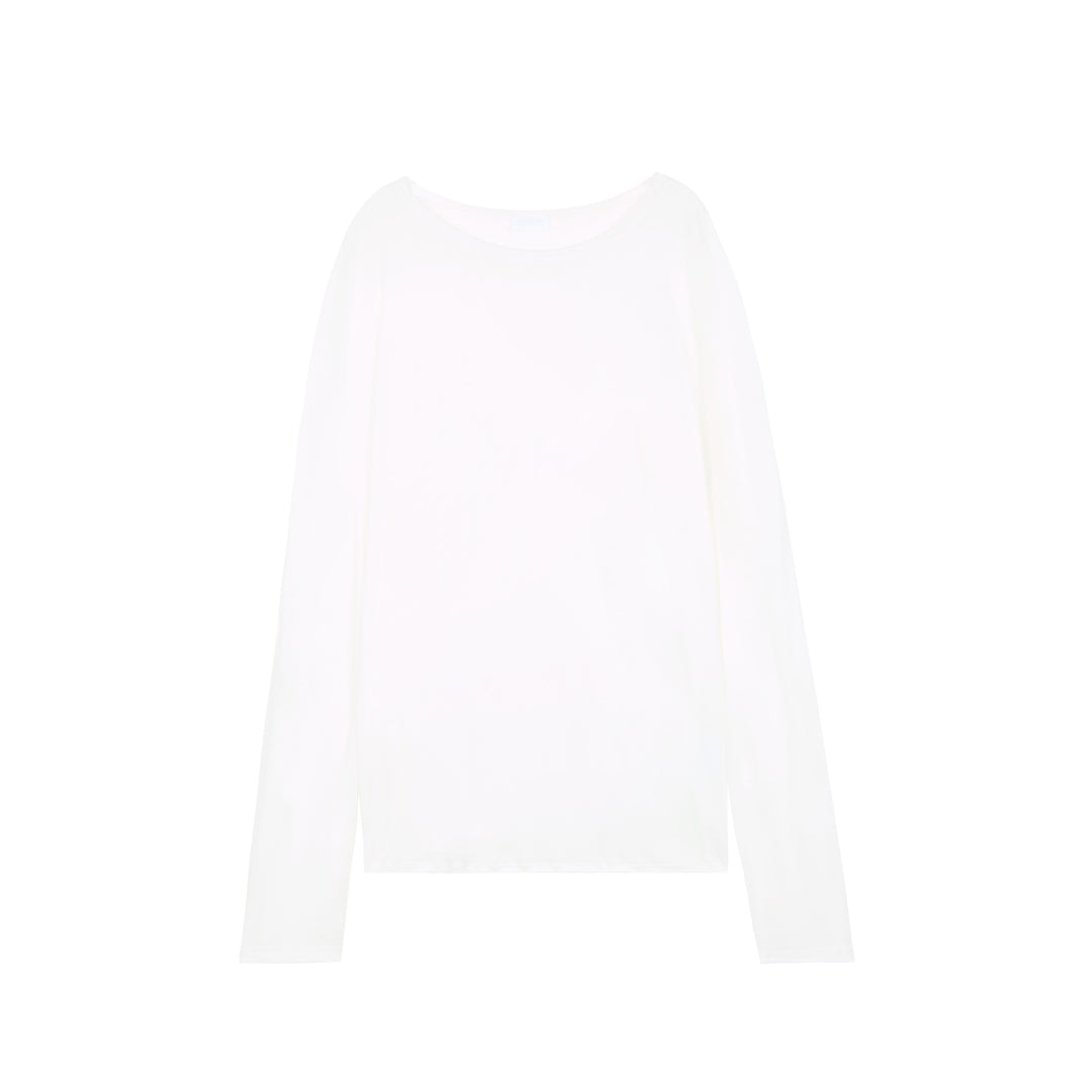 Chemise décontractée pour femme à manches longues en mélange de coton de haute qualité Chic & Stil