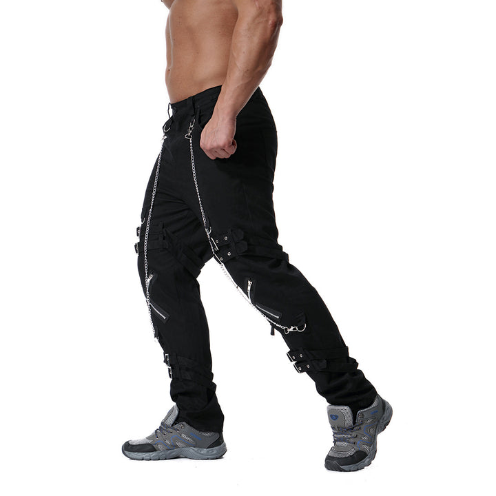 Men's cargo pants with a versatile cut and stylish hooks Lune London