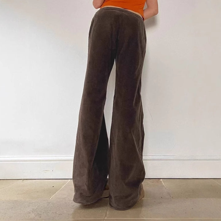 Wide-leg trousers for women in soft high-waisted fabric Chic and Style