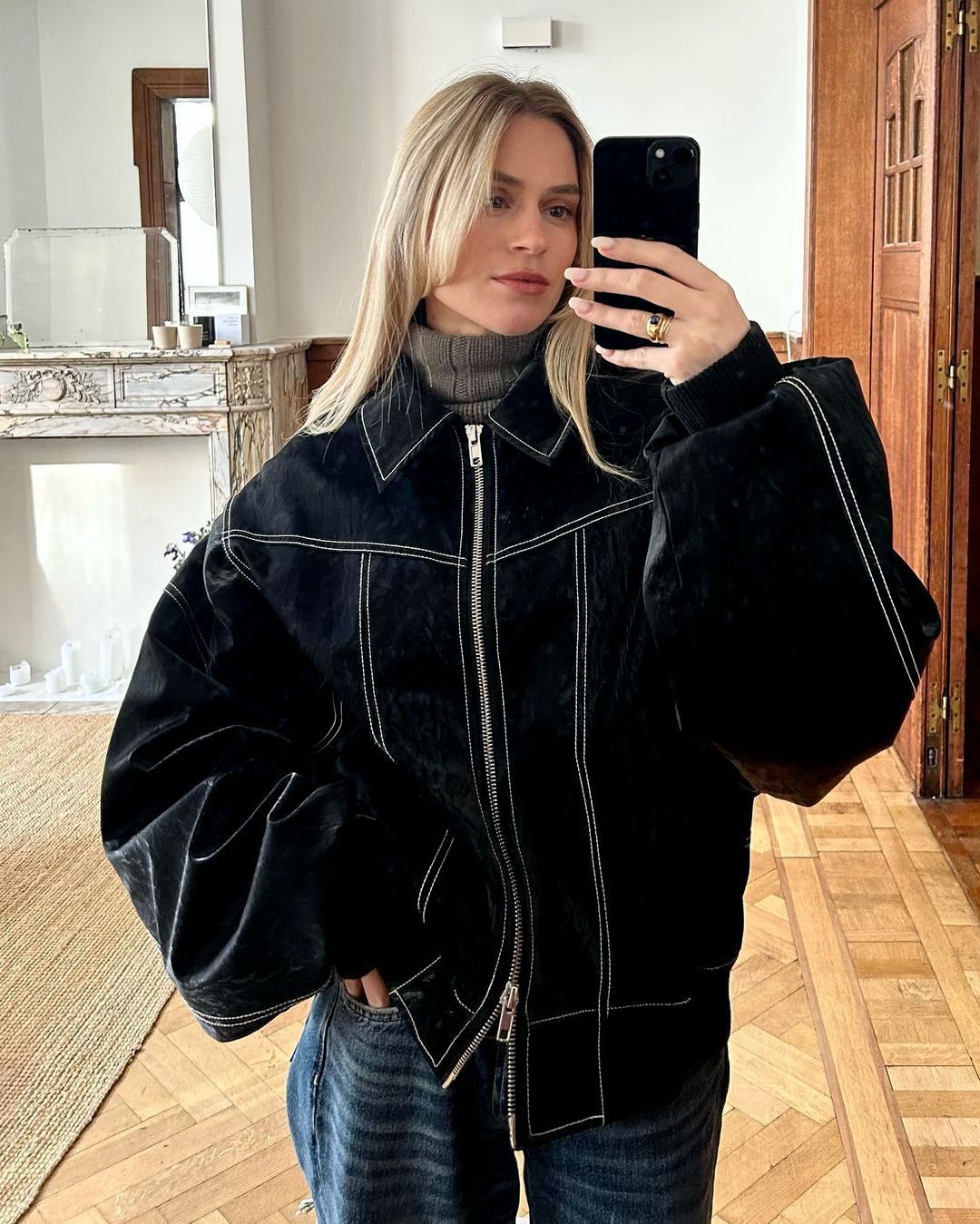 Oversized denim jacket for women Lune London