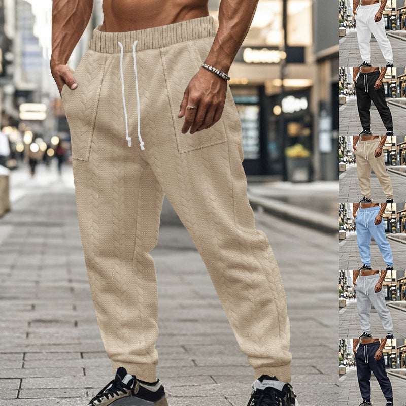 Comfortable training pants for men with side pockets and drawstring Lune London
