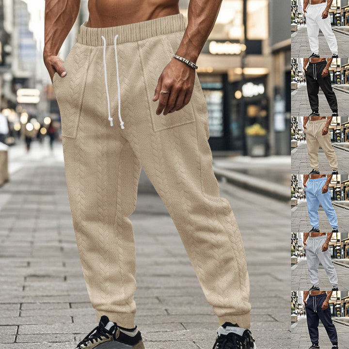 Comfortable training pants for men with side pockets and drawstring Lune London