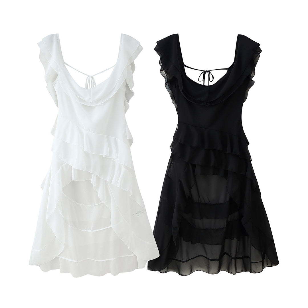 Lune London Women's Voluminous Ruffle Summer Dresses
