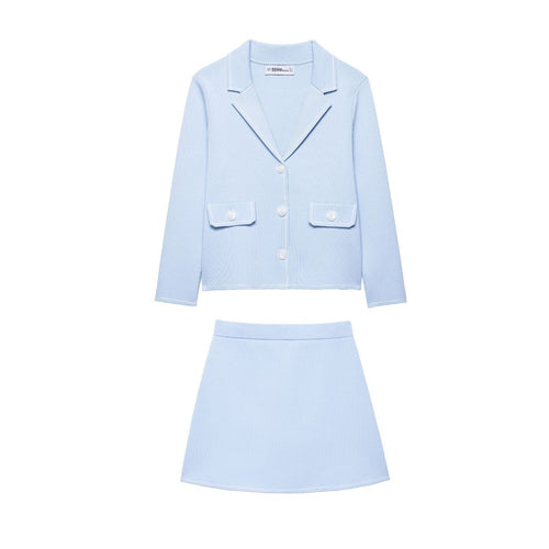 Casual blazer jacket for women with decorative seams and practical pockets Lune London