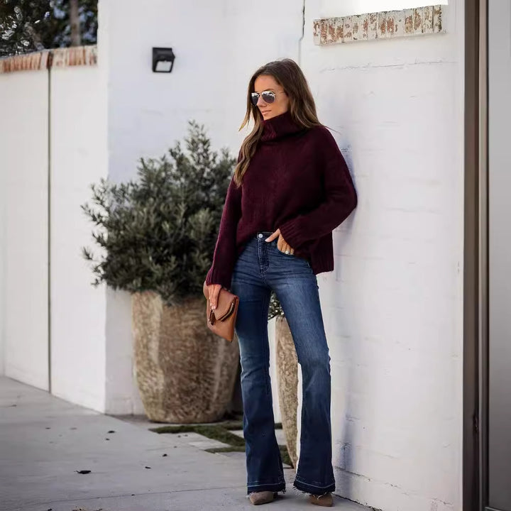 Women elegant bootcut jeans Lune London