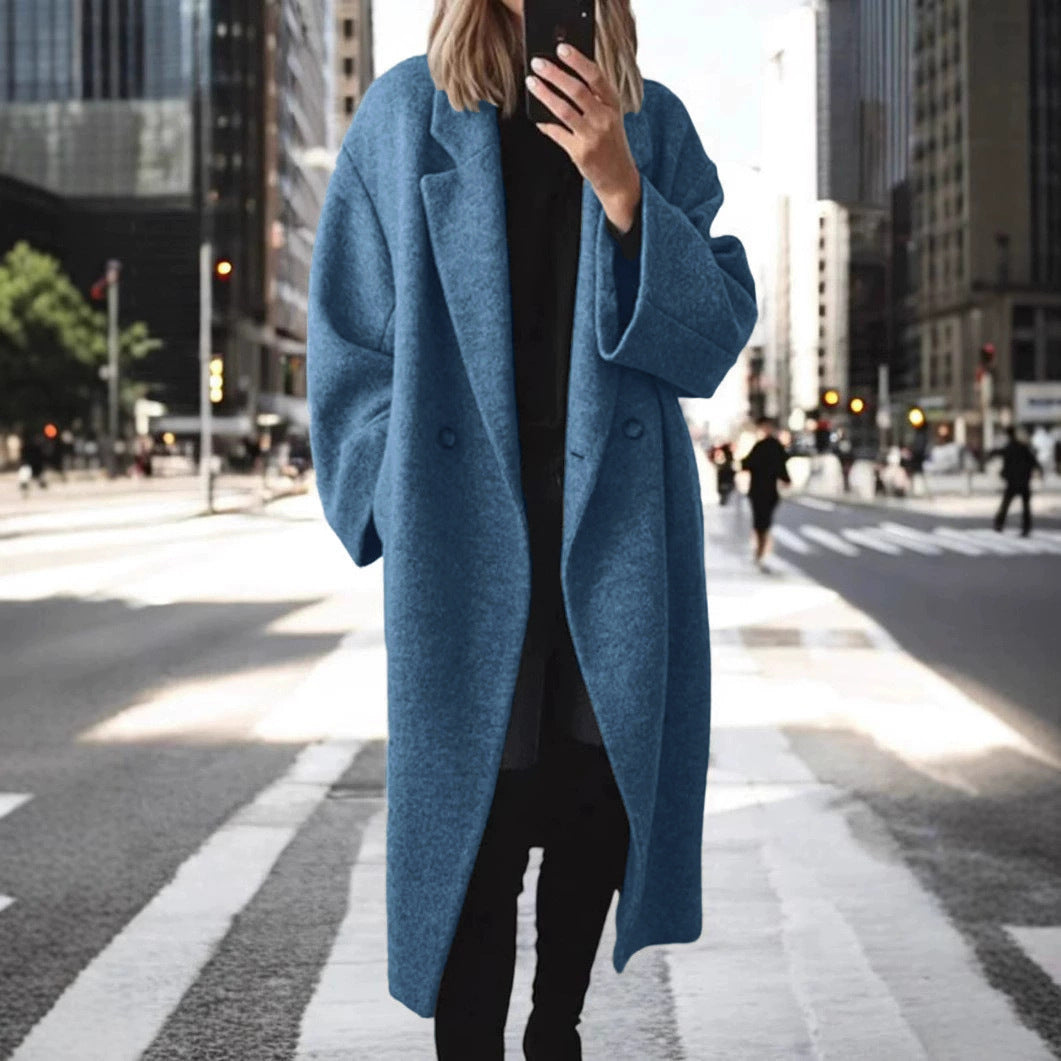 Oversized wool coat for women Lune London