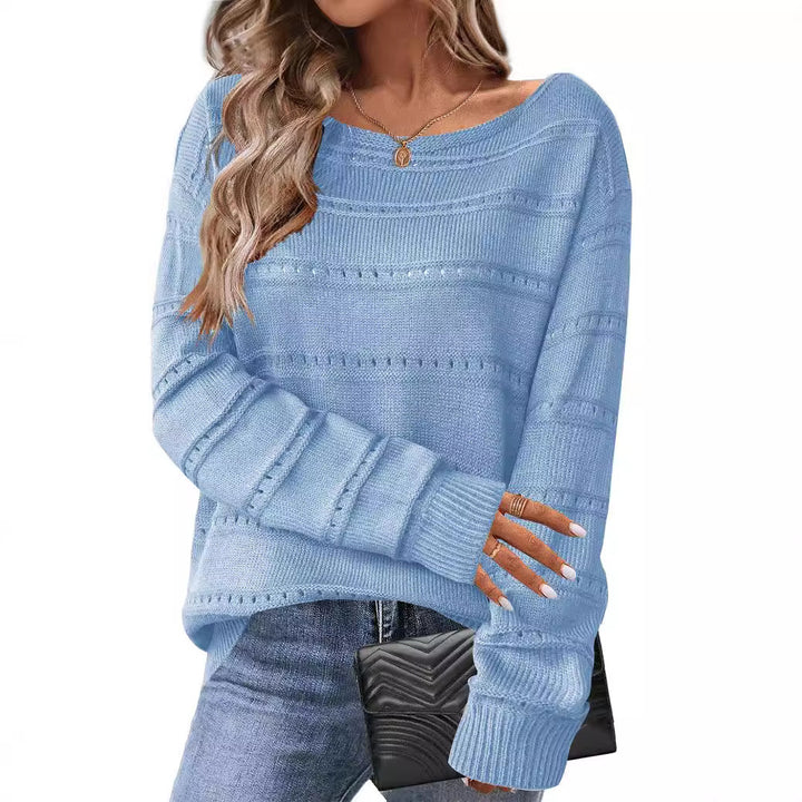 Pull en tricot pour femmes avec une structure aérienne et un design ample Chic & Stil