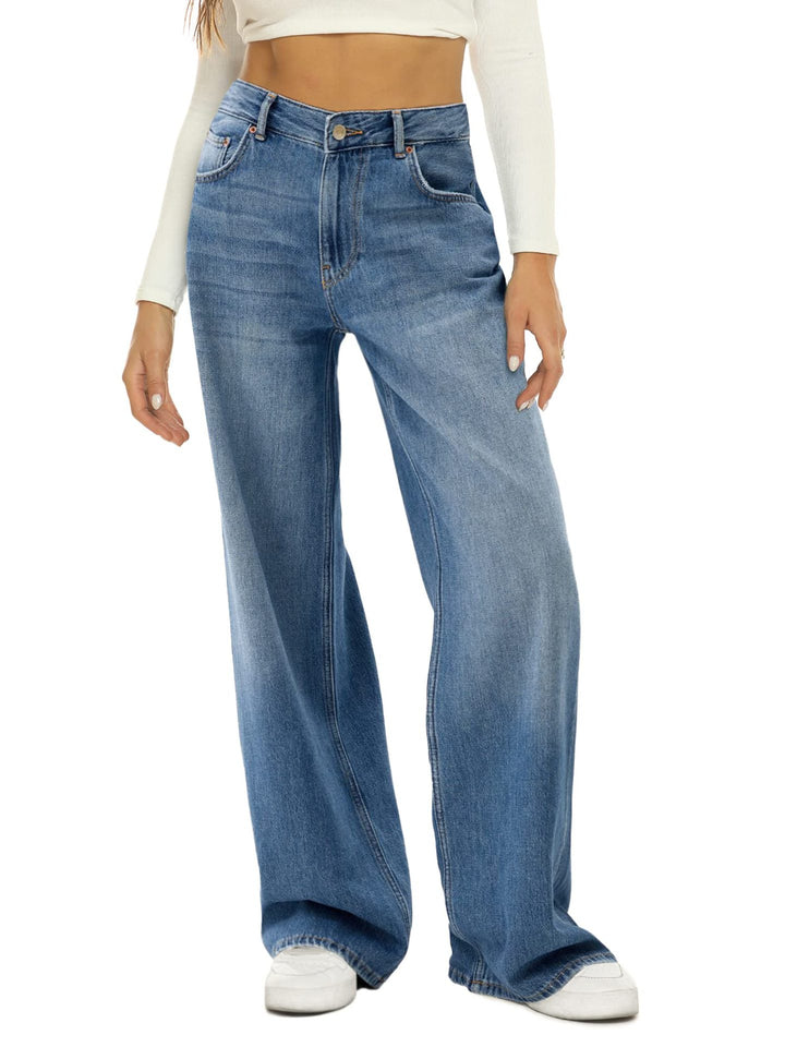 Women's casual wide jeans in urban style Lune London