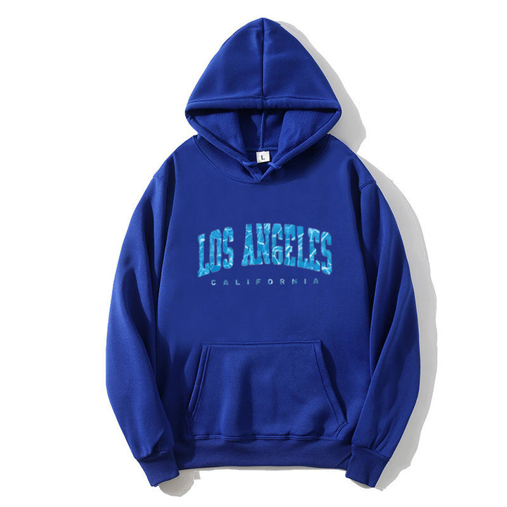 Women's hoodie with striking Los Angeles lettering Chic & Stil