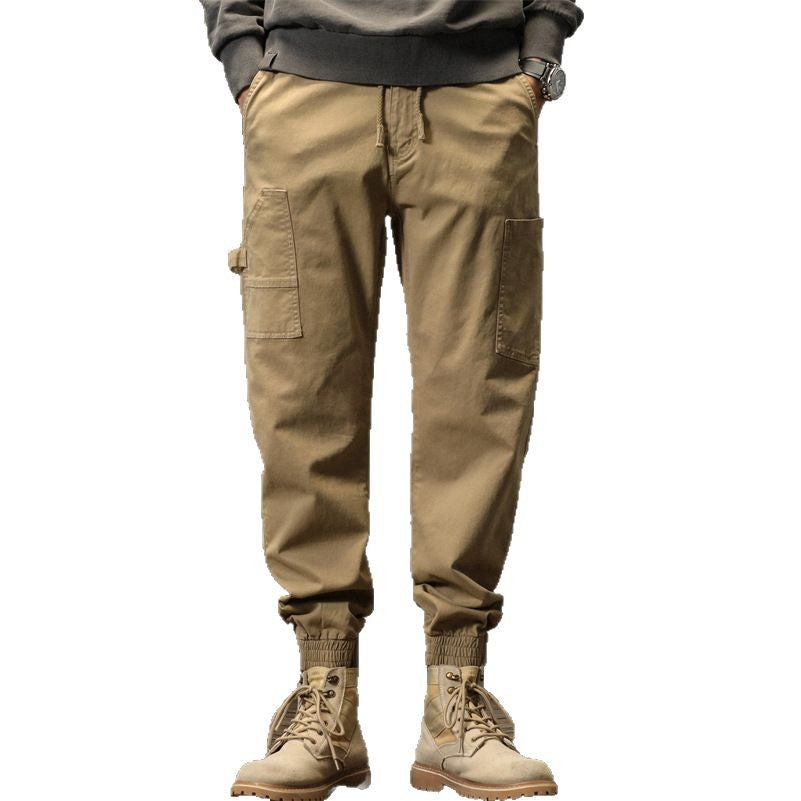 Pantalon cargo confortable pour hommes avec poches latérales pratiques Lune London