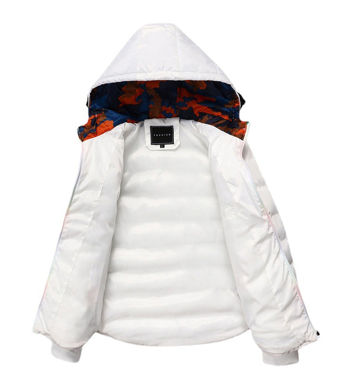 Warm quilted jacket for men with colorful lining Lune London