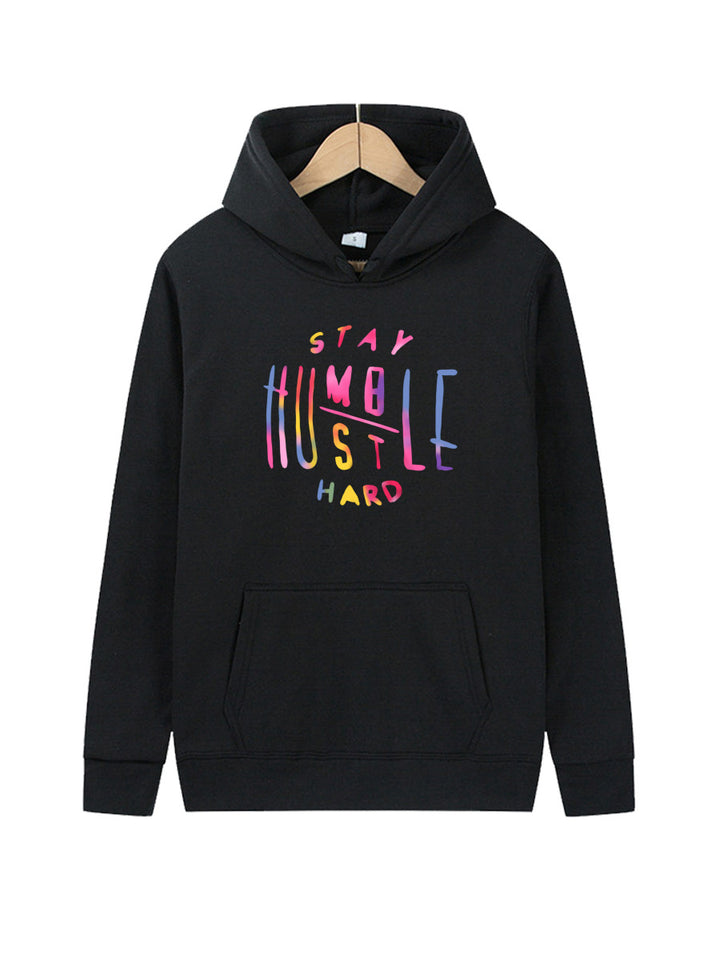 Hooded sweatshirt for women with motivational print Lune London