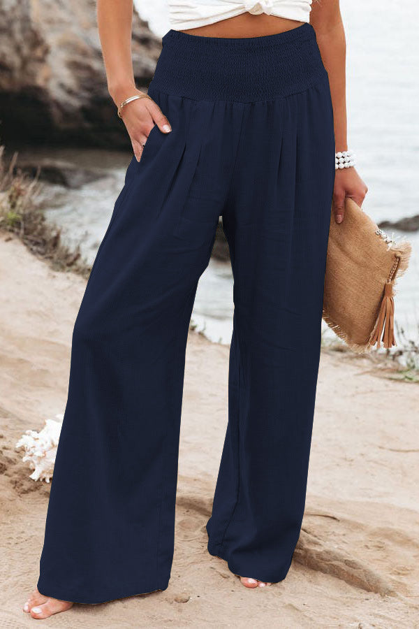 Loose summer pants for women with elastic waist and relaxed fit Lune London