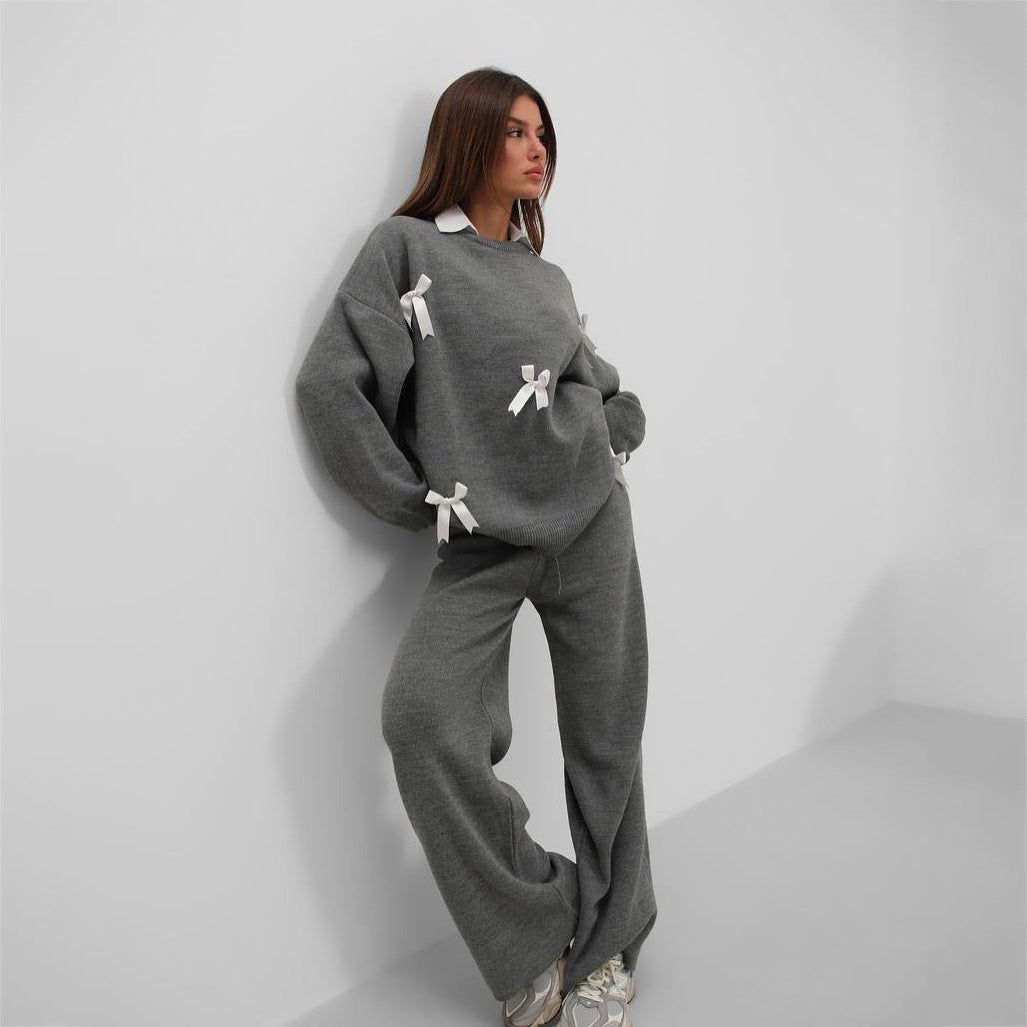 Comfortable knit outfit for women with high-quality applications Lune London