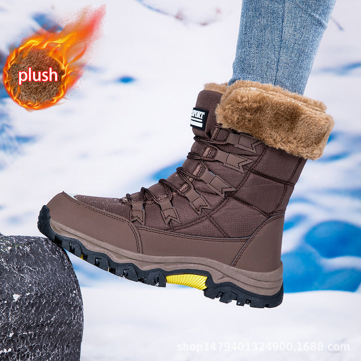 Warm winter boots for women with comfortable lining and non-slip sole Lune London