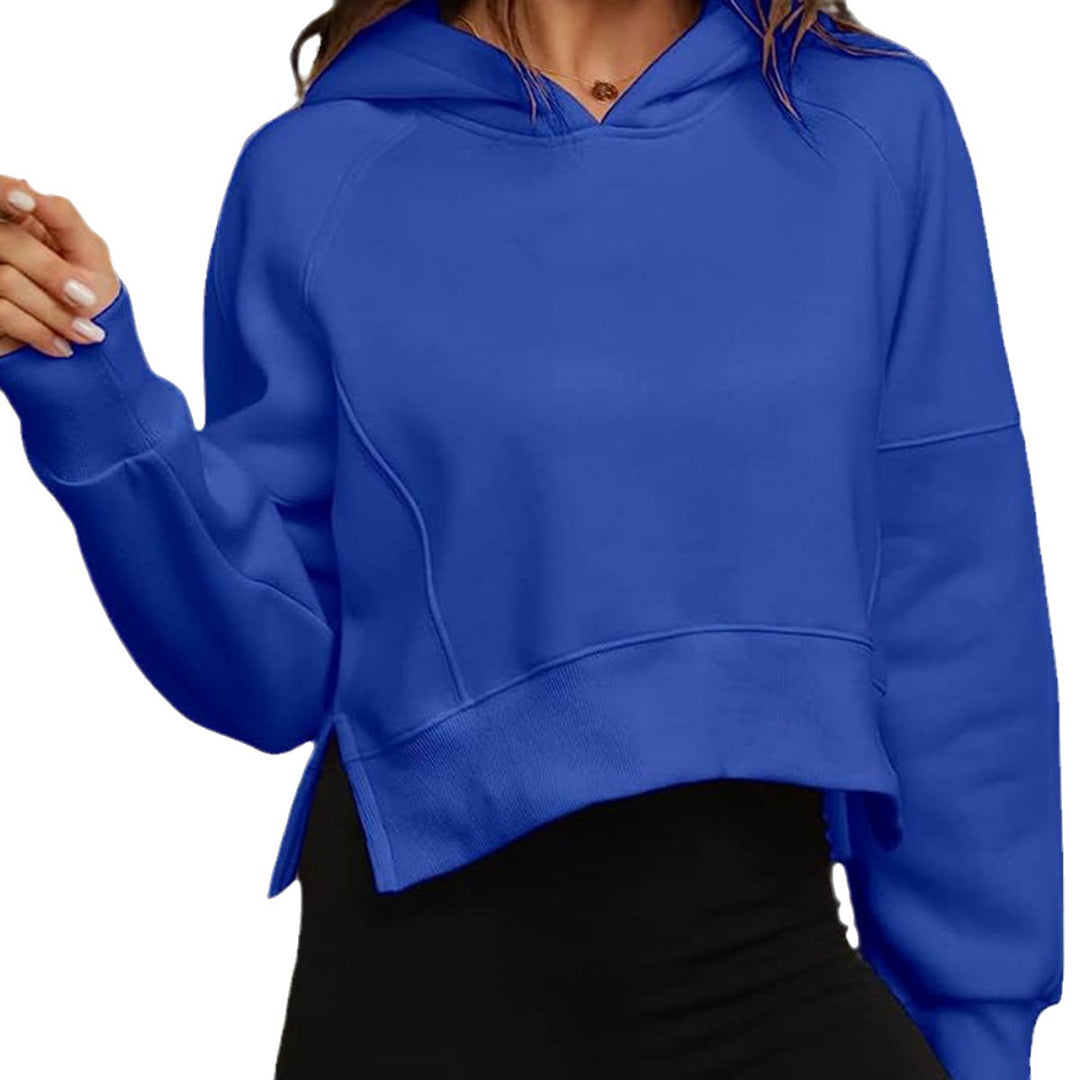 Women casual hoodie with side slits Lune London